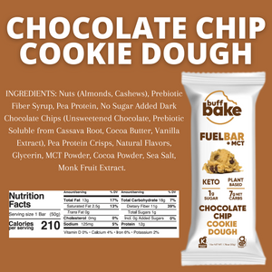 Chocolate Chip Cookie Dough Keto Fuel Protein Bar