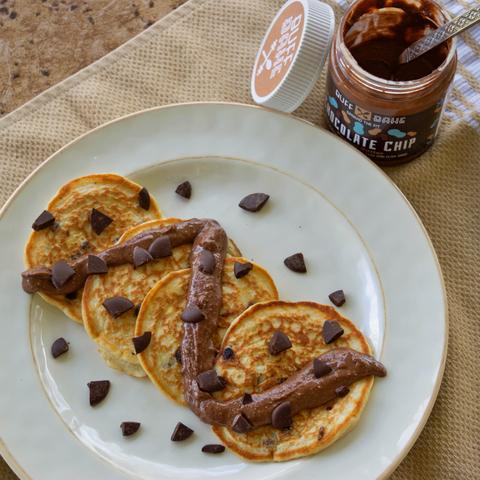 Chocolate Chip Protein Pancakes